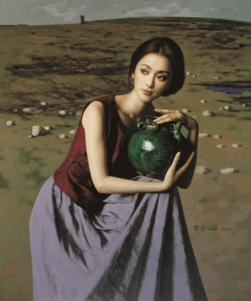 罗琦画家市场行情,罗琦画家市场行情，变化中的自信与成就感